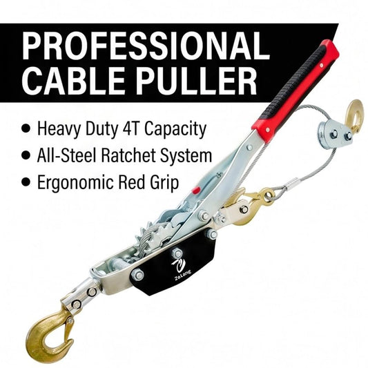Come Along Winch, 5 Ton (11,023 lbs) Pulling Capacity