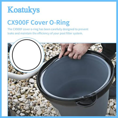 CX900F 0-240 Tank Lid O-Ring Compatible with Hayward Star-Clear Plus Cartridge and Separation Tank Filter C751 C900 C1200 C1750 U9-228A (2/Pack)