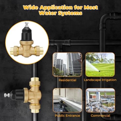 3/4‘’ NR3XL Water Pressure Reducing Valve With Double Union FNPT Connection