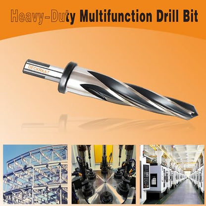 13/16" Reamer Drill Bit for Metal, M2 HSS Taper Reamer for Steel, Alloy, Wood, Plastic to Align, Enlarge Holes – 5-Spiral Flutes,1/2" Non-Slip Shank, 21mm Car Reamer, Bridge Construction Reamer. - size: 13/16"