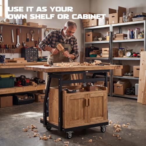 APARECIUM Panel Handler Cart and Shop Stand, Tilting Panel Cart with Rolling Casters, Tilting Panel Mover Mobile Workbench, Drywall Cart for Woodworking, Lumber Furniture Workshop, Warehouses, Garage