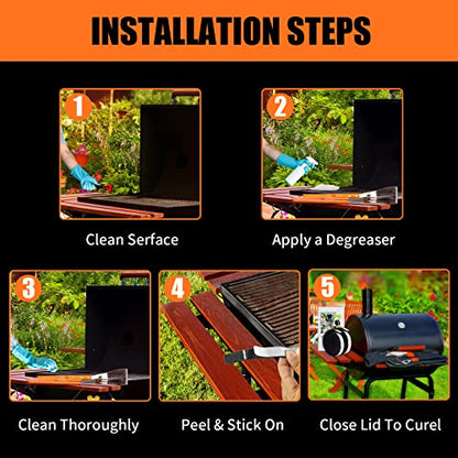 Nonley Smoker Gasket Seals 15 FT XXL – 3/4 x 1/8 High Temp Grill Gasket for Smokers – BBQ Gasket Smoker Seal Self Stick, High Heat Grill Gasket Seal Tape for Smokers BBQ Lid - color: XXL - 3/4 x 1/8 inch-15 FT