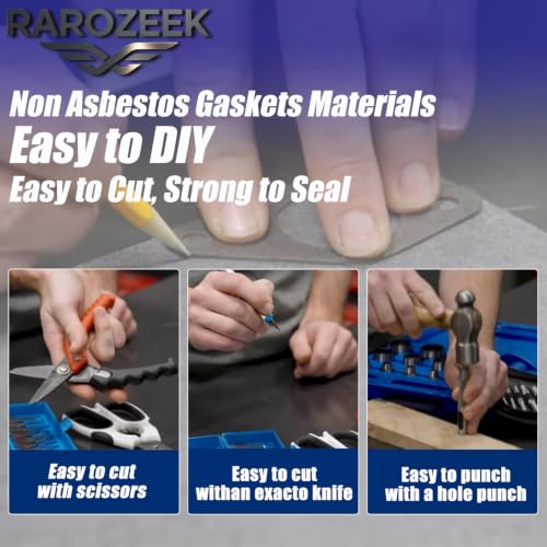 Gasket Making Material 15"x11.8" 0.8mm, 1mm, 1.2mm Gasket