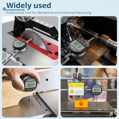 Digital Dial Indicator 0-12.7mm,0.01mm Precision with LCD Display - size: 0-12.7mm,0.01mm