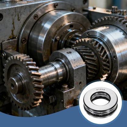 uxcell 2Pcs Thrust Ball Bearings, 25mm Bore 47mm OD 15mm Thick 51205 ABEC5 - size: 51205 25mm x 47mm x 15mm