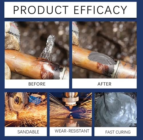 Magic Metal Welding Glue – Strong Metal Epoxy Adhesive for Welding Repairs, Wood, Plastic, Industrial Bonding and Long-Lasting Performance