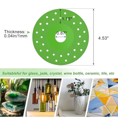 5 Pack 4.5 Inch Rock Slab Grinding Disc Diamond Saw Blade for Angle Grinder - size: 4.5 Inch