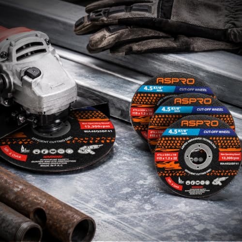 4 1/2 Cut Off Wheel for Metal 140 PCS, 2X Longer Life for Angle Grinder