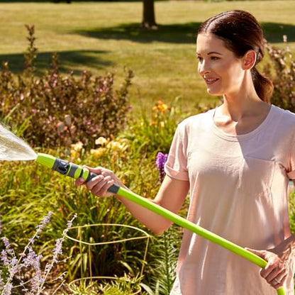 Flexzilla Garden Utility Hose, Lightweight All-Weather Water Hose, Durable and Flexible, Leak-Free Connections, 5/8 in. x 15 ft (Pack of 10) - color: Chartreuse, size: 15ft (Pack of 10), style: Standard Grip