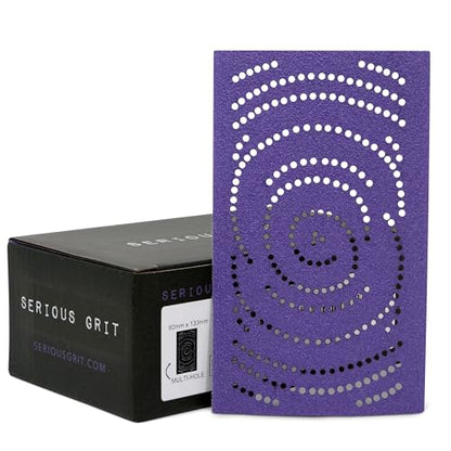 Serious Grit - 3x5 (80x133mm) P80 Grit Ceramic Sanding Sheets - 50 Pack - style: 80 Grit