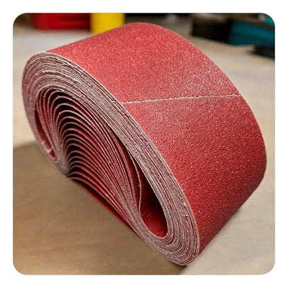 3x21 Inch Sanding Belts for Belt Sander, 25-Pack - size: 3x21(25pcs)