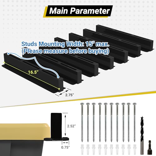 6-bin Overhead Garage Storage Rack, Ceiling Storage Racks - size: for 6 Bins