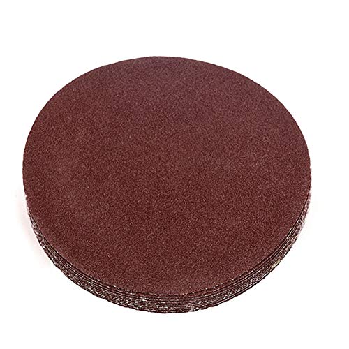 HIFROM 5 Inch Sanding Discs NO-Hole Hook and Loop 80 Grit Sandpaper Aluminum Oxide Random Orbital Sander Pads (60-Pack) - size: 80 Grit, 60pcs