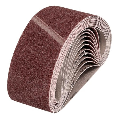HARFINGTON 3 x 18 Inch Sanding Belts, 12 Pcs 40 Grits Aluminum Oxide Abrasive Belt Sander File Belt for Woodworking, Metal Polishing, Knife Sharpener - size: 3x18 inch(40 grit)