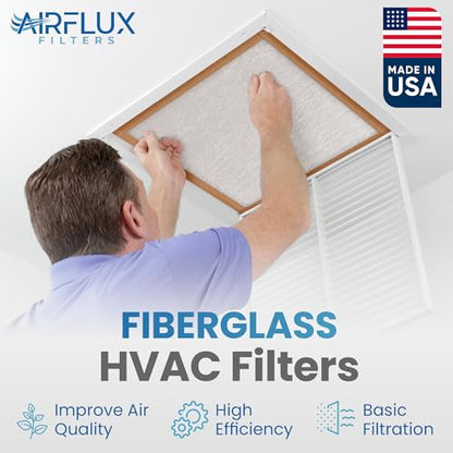 Fiberglass Air Filter -14x20x2Air Filter 12 Pack - Non Pleated 14"x20"x2", AC Filters for Home, Fiberglass, HVAC filters, Heater, Furnace Catcher for Dust - 1 YEAR SUPPLY - style: 14"x20"x2"