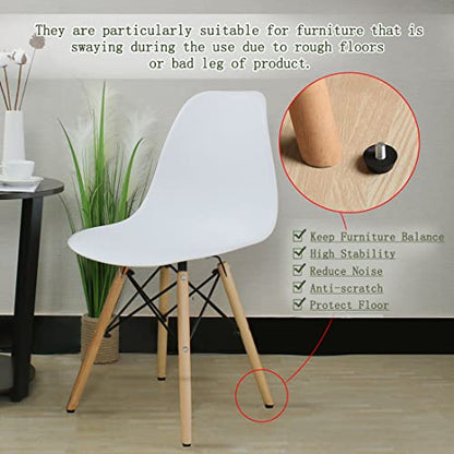 uxcell M6 x 10 x 20mm Furniture Glide Leveling Feet Adjustable Leveler Floor Protector for Chair Sofa Leg 10 Pack