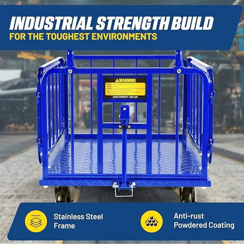 Goodyear Cargo Trailer Heavy-Duty, Utility Cart - 1200 lbs Capacity