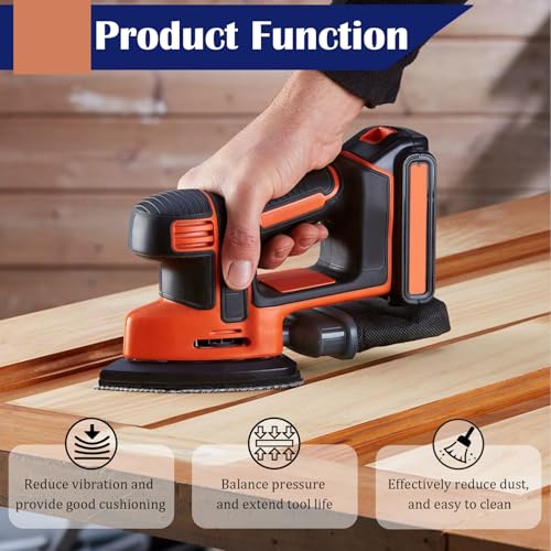 5 PCS Mouse Detail Sanding Interface Pads 5 Holes