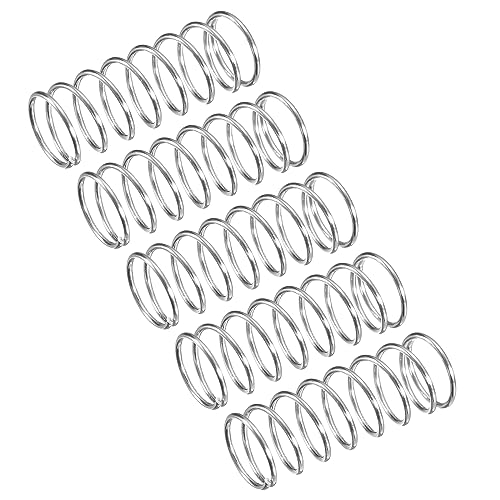uxcell 5Pcs Compression Spring 304 Stainless Steel 10mmOD,0.8mmWD,30mmFL - size: 0.8mmx10mmx30mm