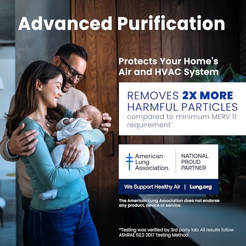 AprilAire 910 Replacement Filter for AprilAire Whole House Air Purifiers - MERV 11, Clean Air & Dust, 25x20x4 Air Filter (Pack of 1) - style: Healthy Air 11