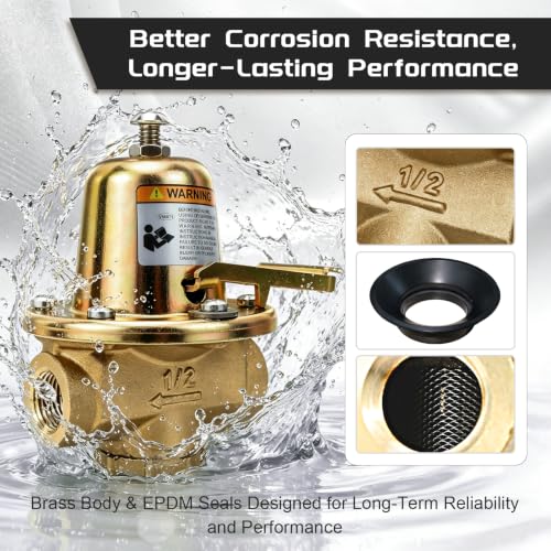 110192 FB-38 1/2" Pressure Reducing Valve For Residential Heating Systems
