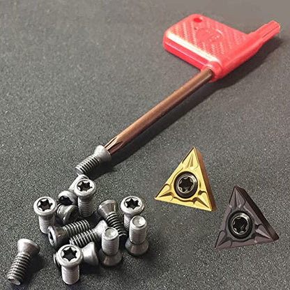 TCMT32.51 Turning Inserts Replacement - style: 10psc TCMT16T304+10pcs screws