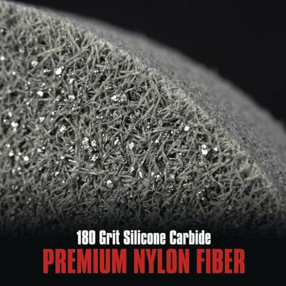 8" x 2" Extra Thick 180 Grit Fiber Buffing Wheel, 5/8" Arbor (7P) - style: 8"x2" Extra Thick Fiber Wheel