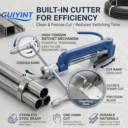 C00169 Standard Banding Tool with Built-In Cutter (1/4" - 3/4")
