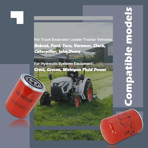 Kefly BT839 Heavy Duty Hydraulic Filter (2 PCS) - size: 2 PCS, style: BT839