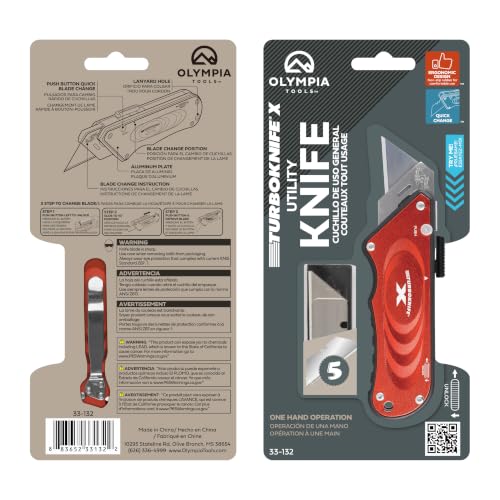 Olympia Tools 33-132 Turboknife by Red - color: Red