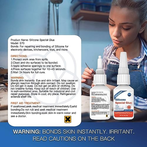 30g Silicone Glue - Strong Adhesive for Repairs and Sealing - size: Silicone Glue