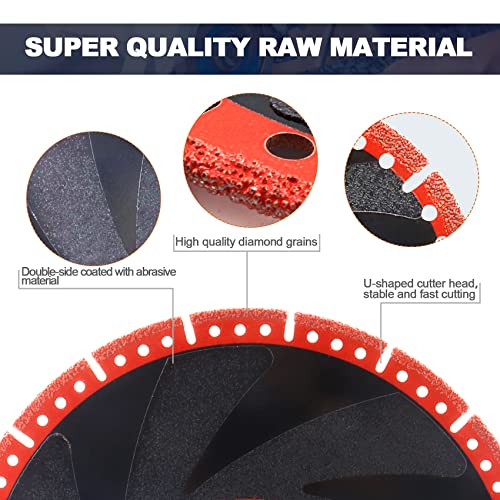 Metal Cutting Diamond Blade 10"- BRSCHNITT 250mm All-Purpose Diamond Saw Blade for Rebar Sheet Metal Angle Iron Stainless Steel Concrete. - size: 10"(250mm)