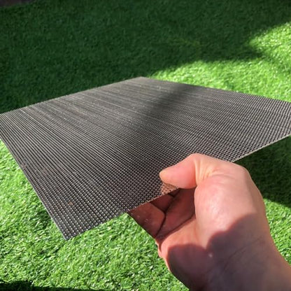 19 Gauge Perforated Metal Sheets 16"x12" Opening 22% Hole 1.5 mm 0.06 inch (About 1/16") Perforated Stainless Steel Sheet 304 Stainless Steel Mesh Screen Panel Decorati Mesh Plate - size: 16" X 12"