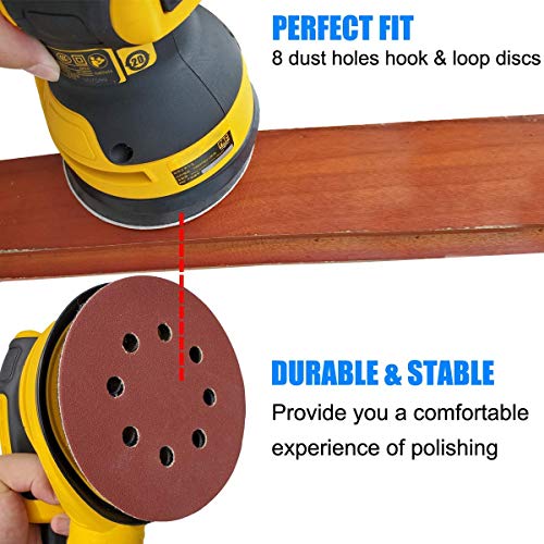 5 Inch Replacement Pad for Dewalt Random Orbit Sanders D26451 D26453 - color: 1 Pack