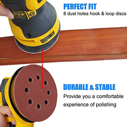 5 Inch Replacement Pad for Dewalt Random Orbit Sanders D26451 D26453 - color: 1 Pack