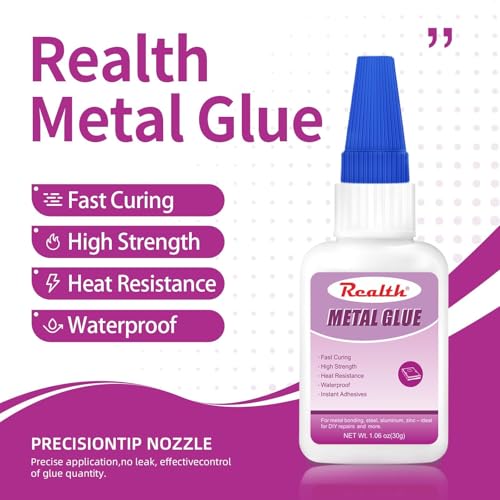 Super Glue for Metal 30g Clear CA Adhesive Fast Drying - size: 30g, style: Metal Glue