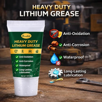 Realth Lithium Grease 1 oz High Temp Waterproof - size: 30g