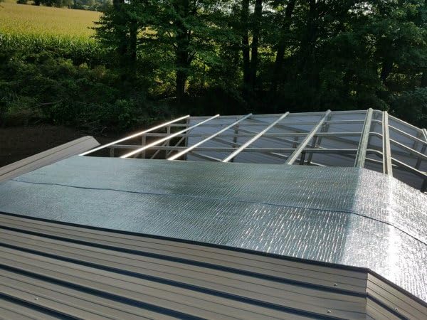 SmartSHIELD -1.5mm 48" x200ft Reflective Insulation roll 800 Sq. Ft., Foam Core Radiant Barrier, Thermal Insulation Shield - Foil / Foil - style: 48" x 200ft FOIL/FOIL