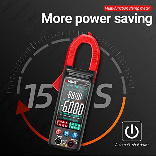 ANENG TRMS Multimeter,600A AC/DC Clamp Meter,Auto Ranging,NCV,Temperature