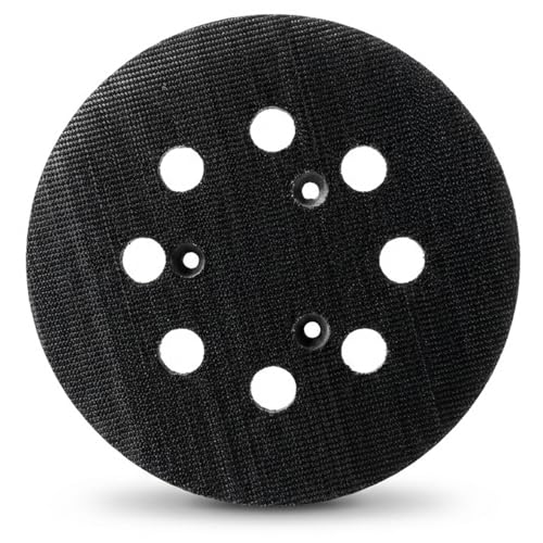 Core Series 5 Inch Replacement Sanding Pads, Fits DeWalt and Porter Cable Random Orbital Sanders, 3 Screw Holes, Hook & Loop, Firm Foam Backing Pad, 8 Holes – Made in USA (PN 52898) (2-Pack) - size: 3 Screw Holes
