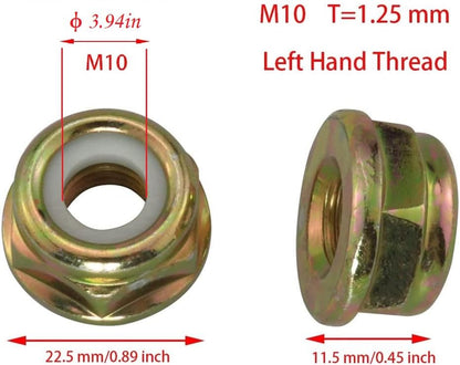 12 Pcs Left Hand Thread Replacement for Universal Pivotrim String Trimmer Brush Cutter Gear Head Blade Case Accessories