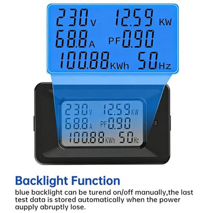 Digital Multimeter Power Monitor 100A AC 110-250V