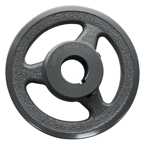 AK59-1-1/8 v Belt Pulley,5.75 inch OD, 1 1/8 Inch Bore,Cast Iron Material, AK Single Groove Motor Pulley for "4L" or "A" or "3L" Belts - size: 5.75 Inch OD,1-1/8 inch bore, style: 1 Groove