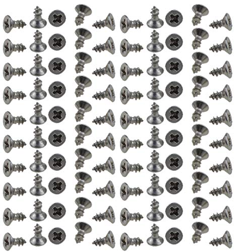 XunLiu M2.2X5mm 304 Stainless Steel Self-Tapping Screws 100 Pack - size: M2.2X5mm