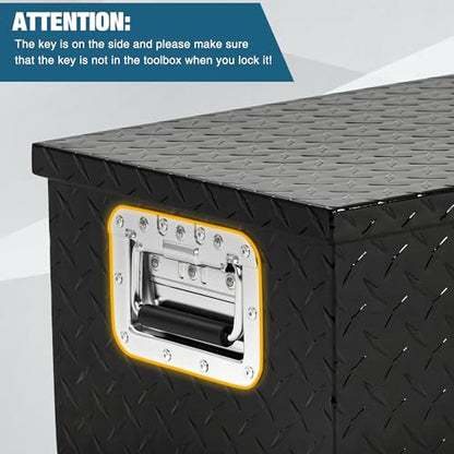 Heavy Duty Metal Portable Toolbox Tool Storage Box with Handle, Durable Tool Organizer and Chest for Mechanics, Handy Tool Case for Tools - size: 30-Inch