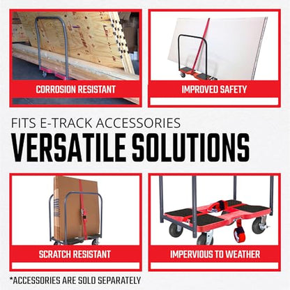 Snap-Loc Panel Bar Set for Heavy Duty Dolly, Converts Dolly Platform to Panel Cart & Push Cart, Easy Installation for Heavy Duty Cart - style: PANEL BAR SET