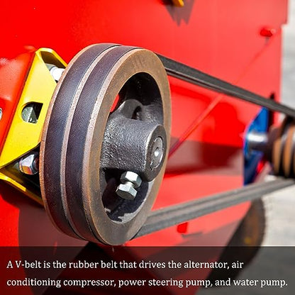 A-49 Drive V-Belt - [49-inch Inside Circumference] A-Section Rubber Drive Belt Wrapped for Transmission Use - size: A-49