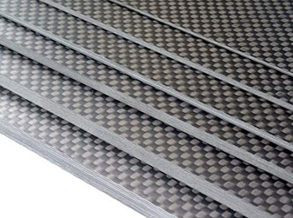 1.5x300x400mm Plain Matte Carbon Fiber Sheet Plate Panel R/C Aircraft Frame - size: 300x400x1.5 mm