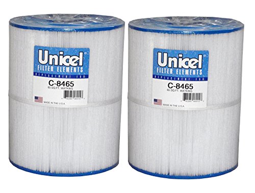 Unicel C-8465 Media Replacement Hot Tub Spa Filter Cartridge with 234 Pleats, Compatible with Hot Springs, Caldera, & Tiger River Spas (2 Pack) - size: 2 Pack