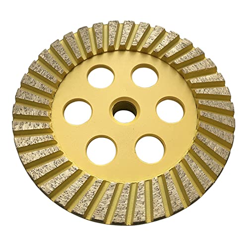 5" Grinding Wheels for Concrete, Granite, and Marble, #60/80 Grit - style: 5" Diameter